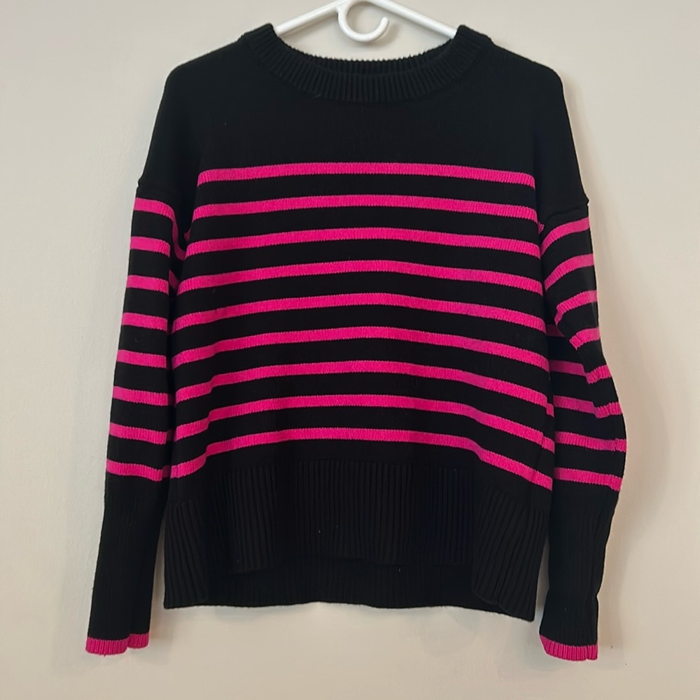 Striped Mid Length Sweater